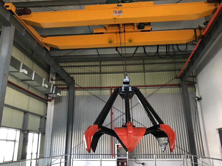 Grab overhead crane